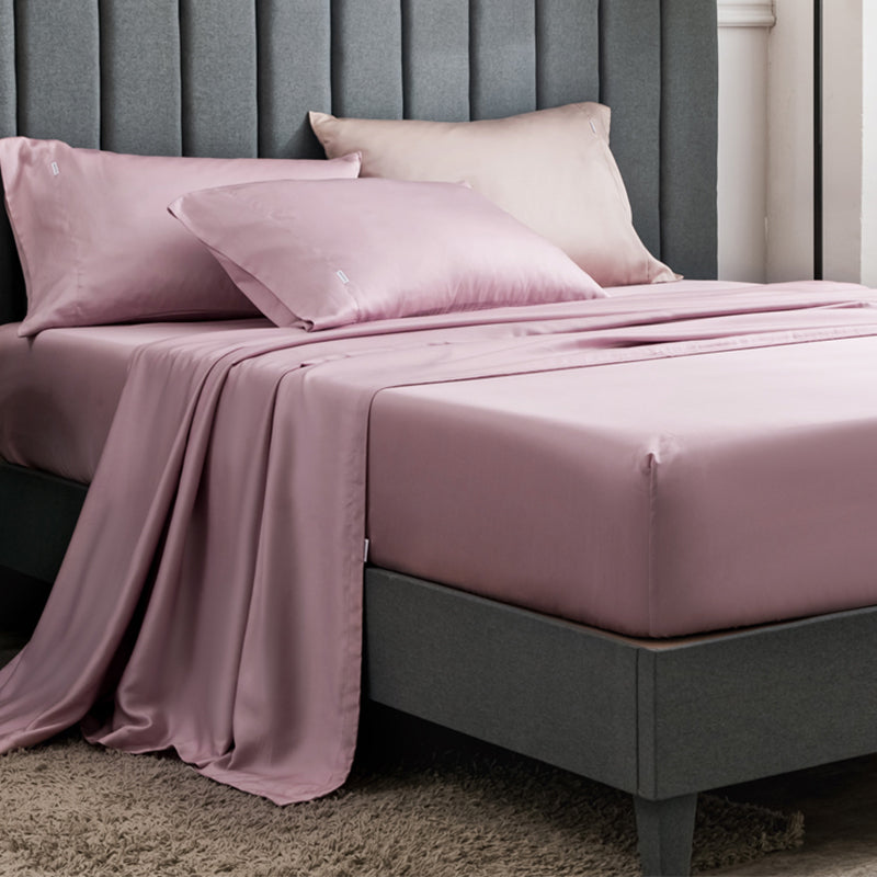 Elegant Sheets Solid Color Non-Pilling Cooling Bed Sheet Set