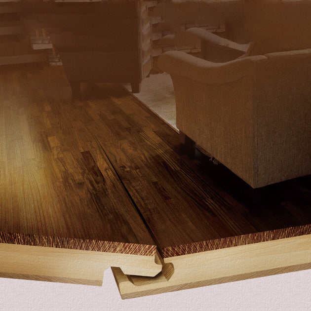 Traditional 15mm Thickness Laminate Plank Flooring Mildew Resistant Click-Lock Laminate