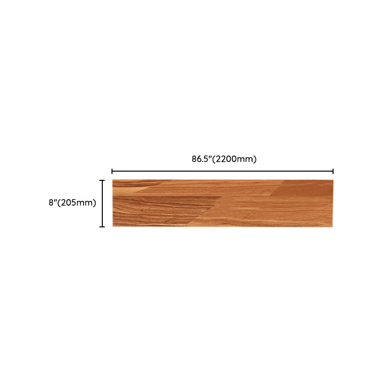 Traditional 15mm Thickness Laminate Plank Flooring Mildew Resistant Click-Lock Laminate