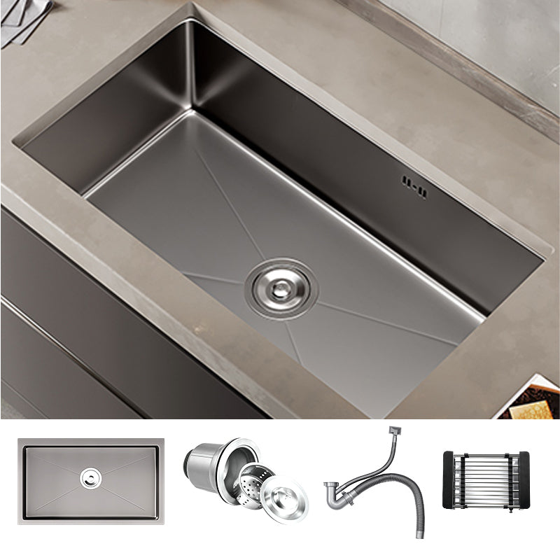 Kitchen Sink Noise-cancelling Design Modern Style Drop-In Kitchen Sink