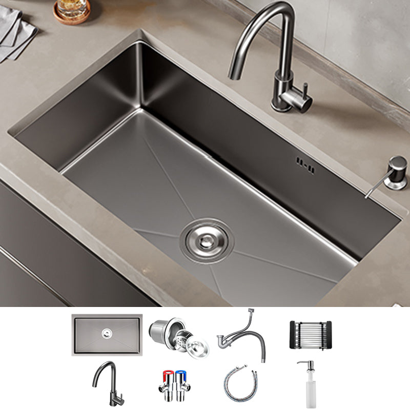 Kitchen Sink Noise-cancelling Design Modern Style Drop-In Kitchen Sink