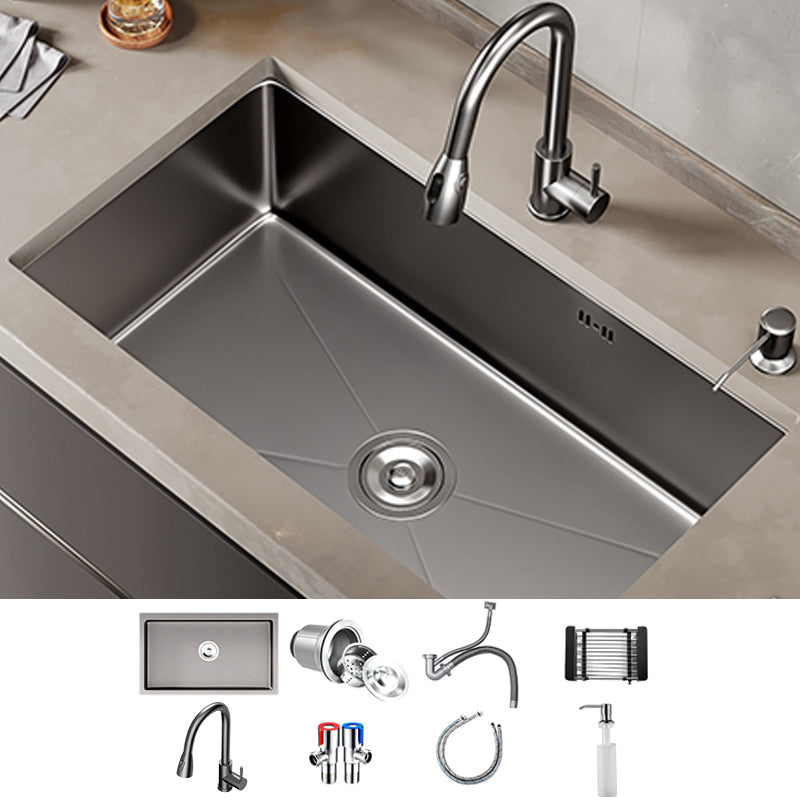 Kitchen Sink Noise-cancelling Design Modern Style Drop-In Kitchen Sink