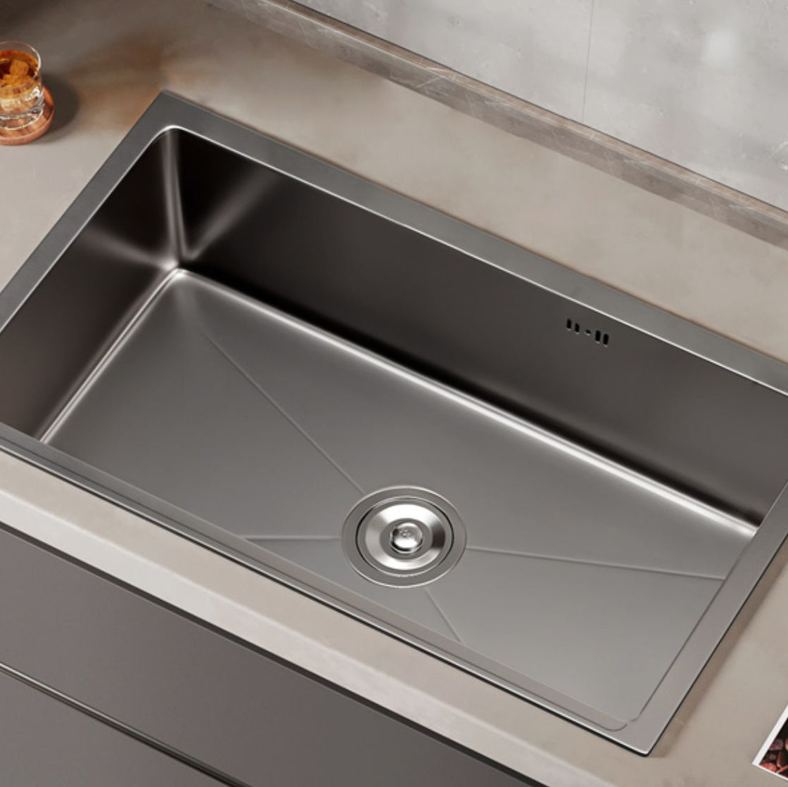 Kitchen Sink Noise-cancelling Design Modern Style Drop-In Kitchen Sink