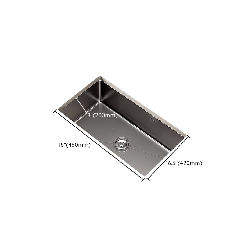 Kitchen Sink Noise-cancelling Design Modern Style Drop-In Kitchen Sink