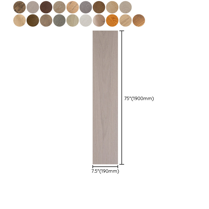 Contemporary Hardwood Flooring Click-Locking Side Trim Piece