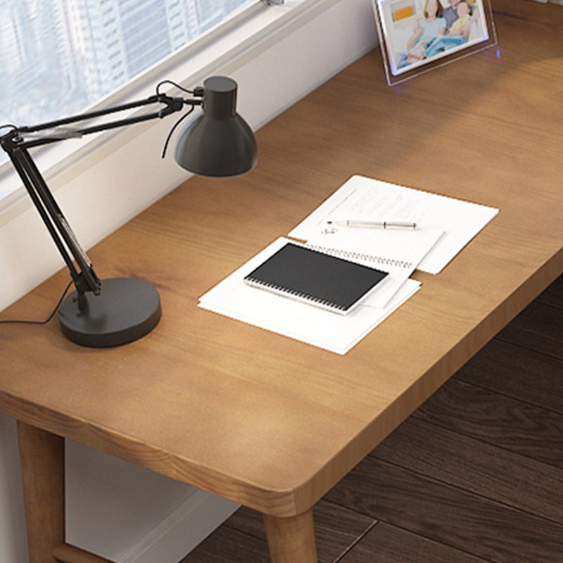 Modern Style Writing Desk L Shape Office Table with Legs for Home