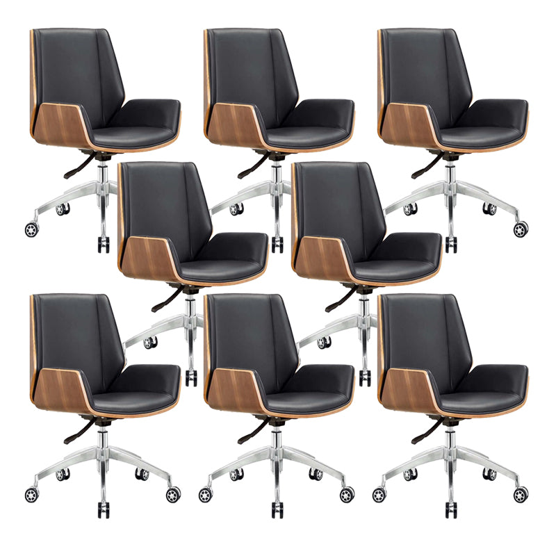 Modern Office Chair Tilt Mechanism Leather No Distressing Ergonomic Desk Chair