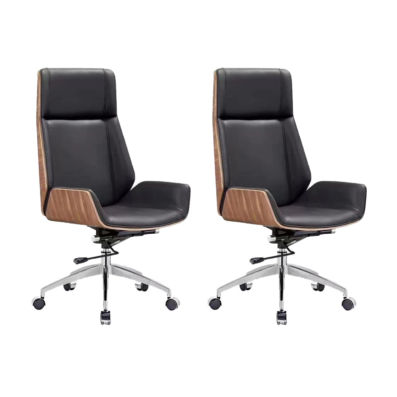 Modern Office Chair Tilt Mechanism Leather No Distressing Ergonomic Desk Chair