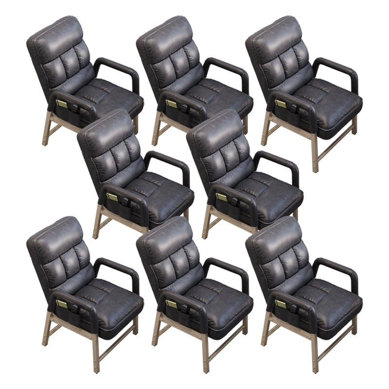 Modern Fixed Arms Office Chair Upholstered Task Chair for Home