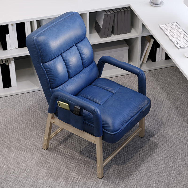 Modern Fixed Arms Office Chair Upholstered Task Chair for Home