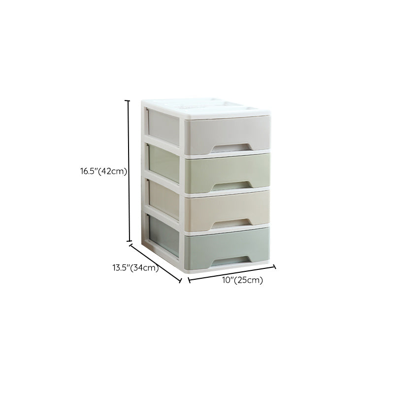 Modern Plastic Cabinet Drawers Storage Filing Cabinet for Office