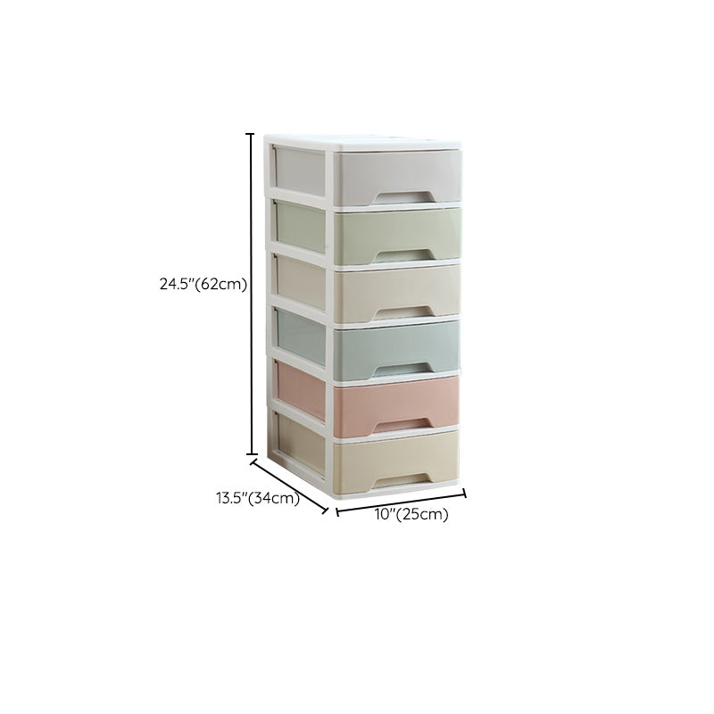 Modern Plastic Cabinet Drawers Storage Filing Cabinet for Office