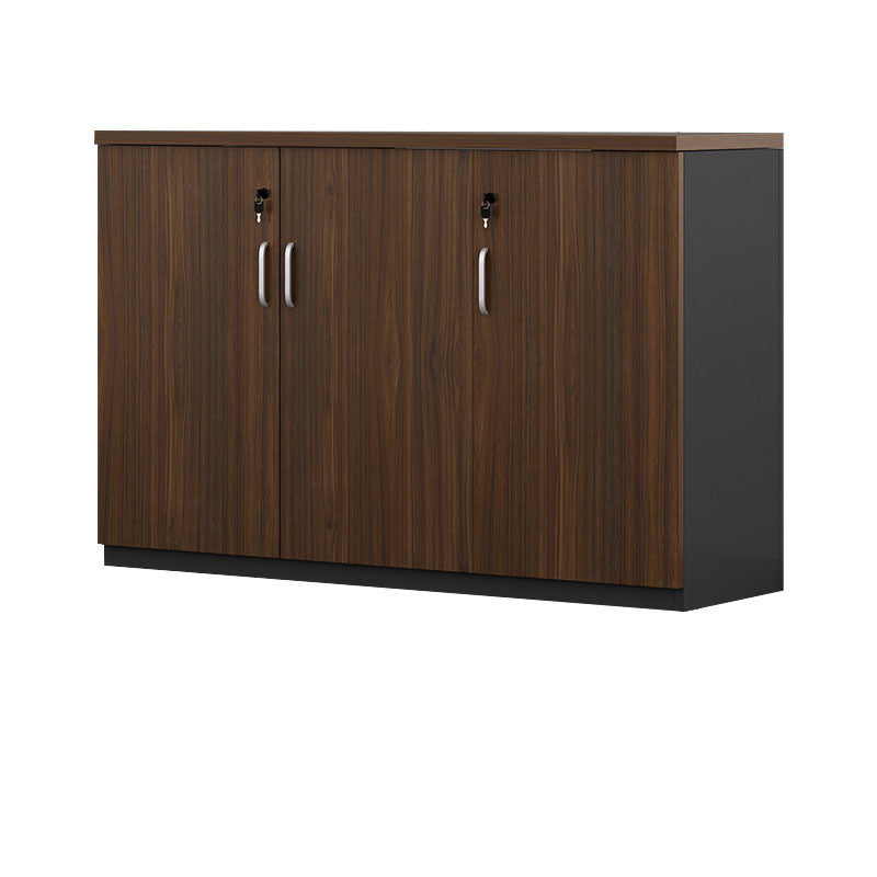 Modern File Cabinet Solid Wood Lateral File Cabinet with Storage Shelves