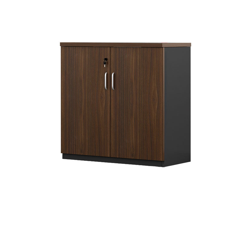 Modern File Cabinet Solid Wood Lateral File Cabinet with Storage Shelves