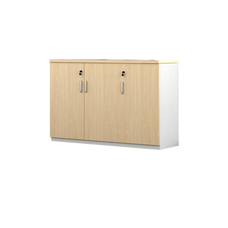 Modern File Cabinet Solid Wood Lateral File Cabinet with Storage Shelves