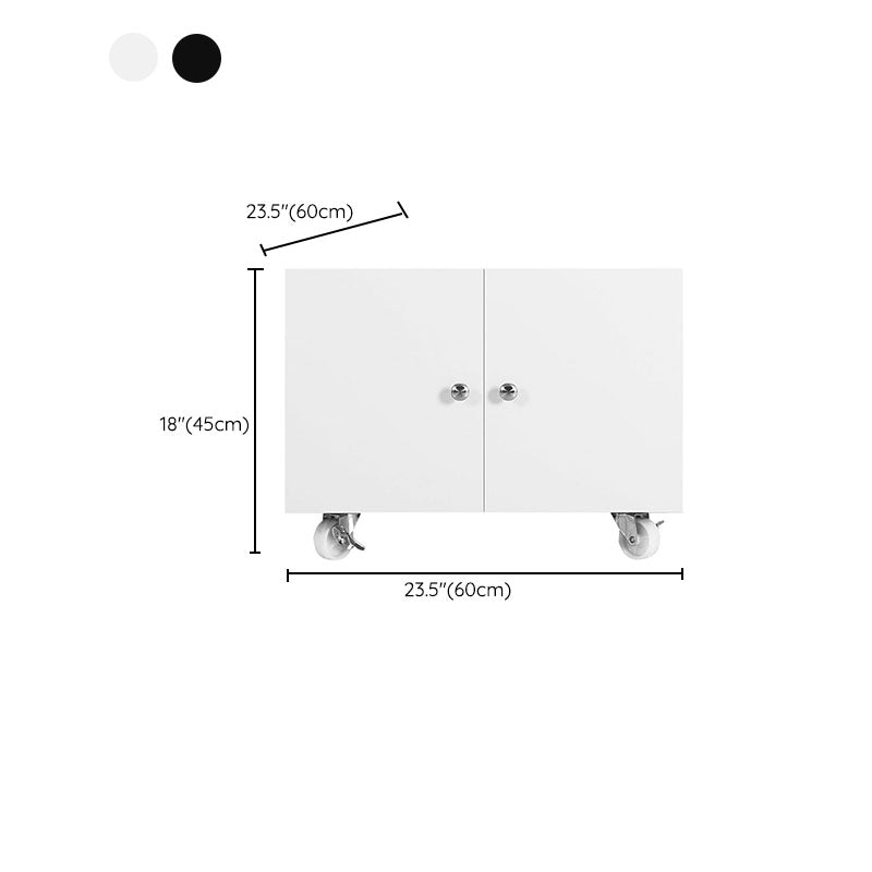 Contemporary Cabinet Steel Storage Shelves Filing Cabinet with Wheels