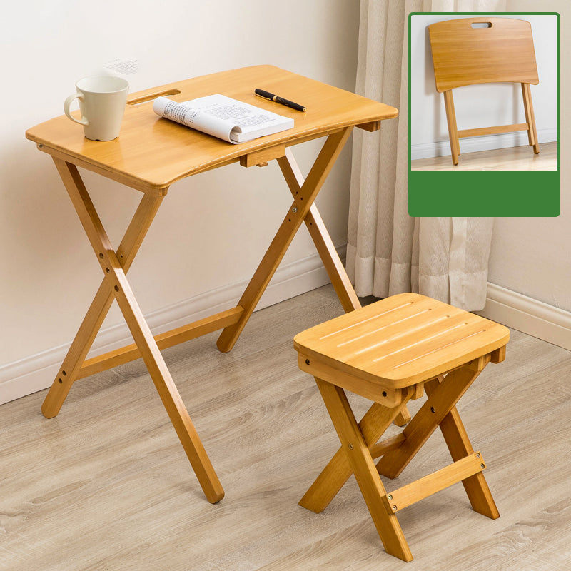 Wooden Kids Lap Desk and Chair 16.92"W Child Desk in Natural