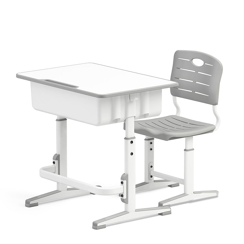 School Kids Desks Adjustable Writing Desk and Chair Set with Hook