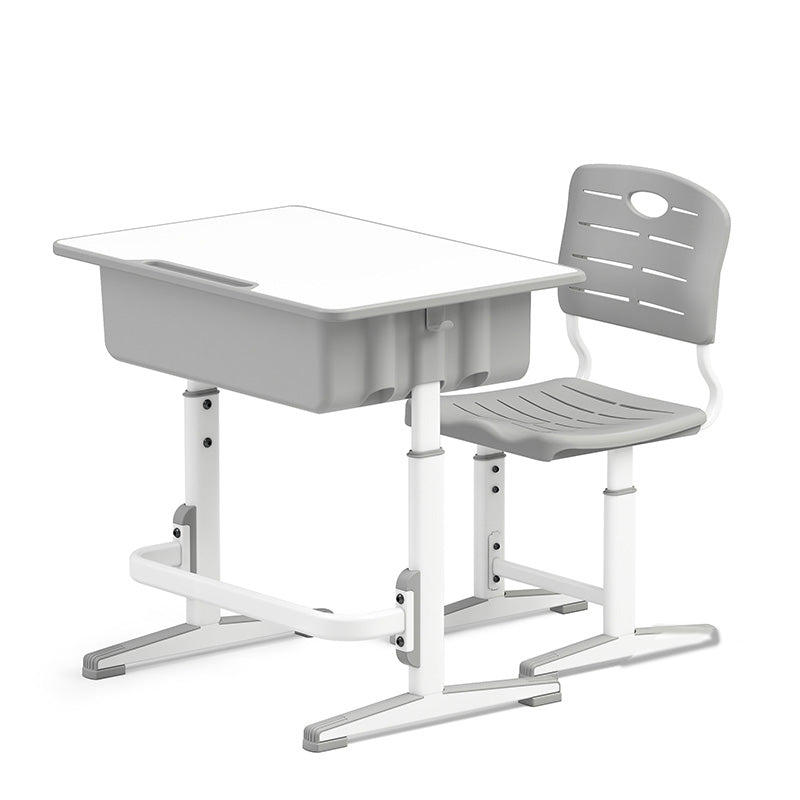 School Kids Desks Adjustable Writing Desk and Chair Set with Hook