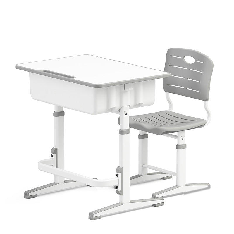 School Kids Desks Adjustable Writing Desk and Chair Set with Hook