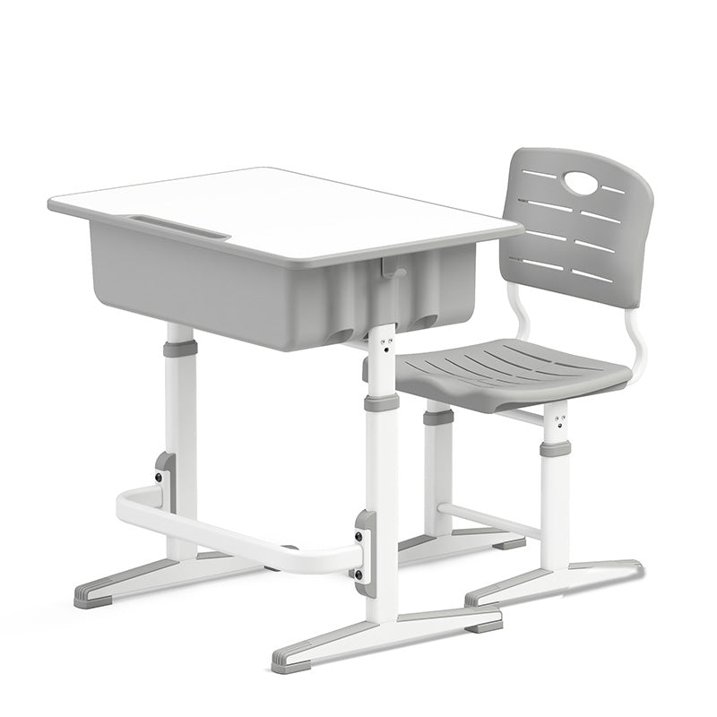 School Kids Desks Adjustable Writing Desk and Chair Set with Hook