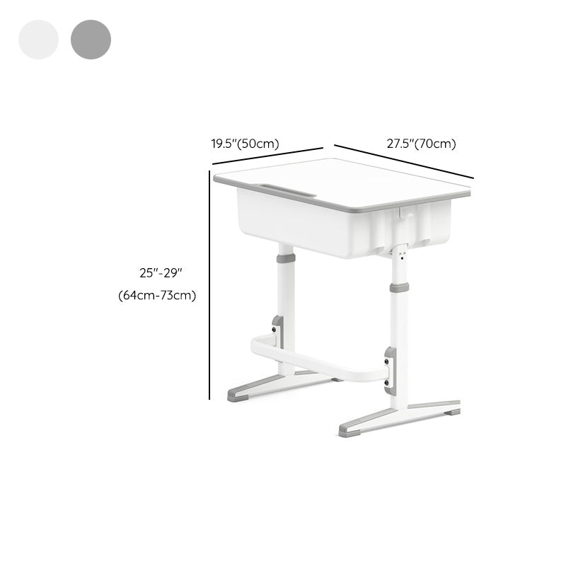 School Kids Desks Adjustable Writing Desk and Chair Set with Hook