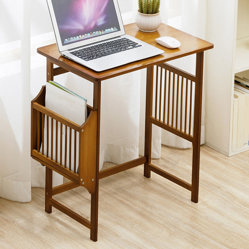 Bamboo Kids Desks with Storage Natural/Brown Writing Desks and Chair Set