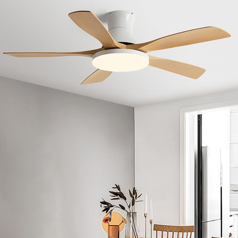 Nordic Ceiling Fan Light Fixture Modern LED Ceiling Lamp for Bedroom