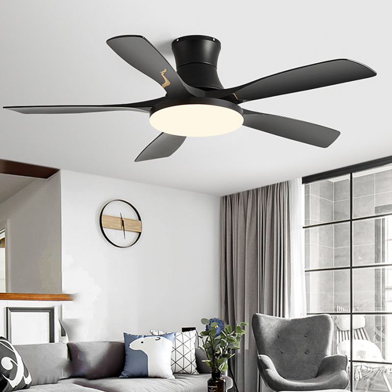 Nordic Ceiling Fan Light Fixture Modern LED Ceiling Lamp for Bedroom