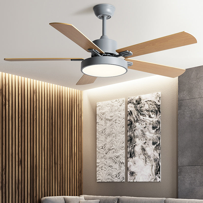 Minimalist Ceiling Fan Light Fixture Modern LED Ceiling Lamp for Bedroom