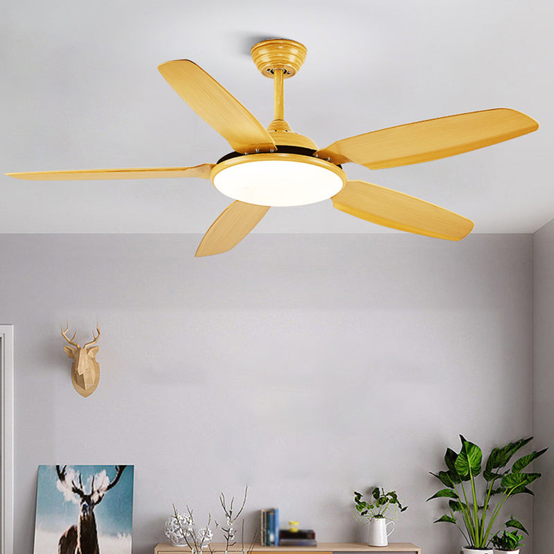 Simple LED Ceiling Fan Light Fixture Modern Ceiling Lamp for Bedroom