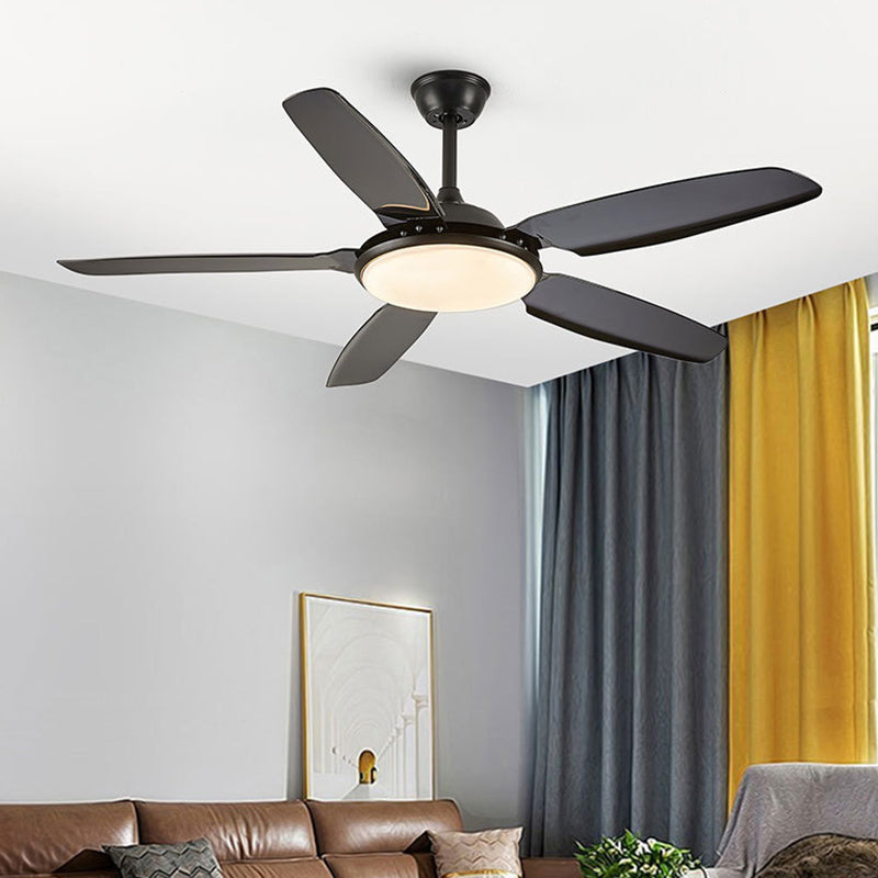 Simple LED Ceiling Fan Light Fixture Modern Ceiling Lamp for Bedroom