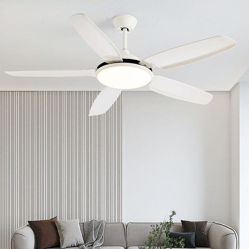 Simple LED Ceiling Fan Light Fixture Modern Ceiling Lamp for Bedroom