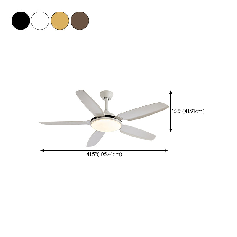 Simple LED Ceiling Fan Light Fixture Modern Ceiling Lamp for Bedroom