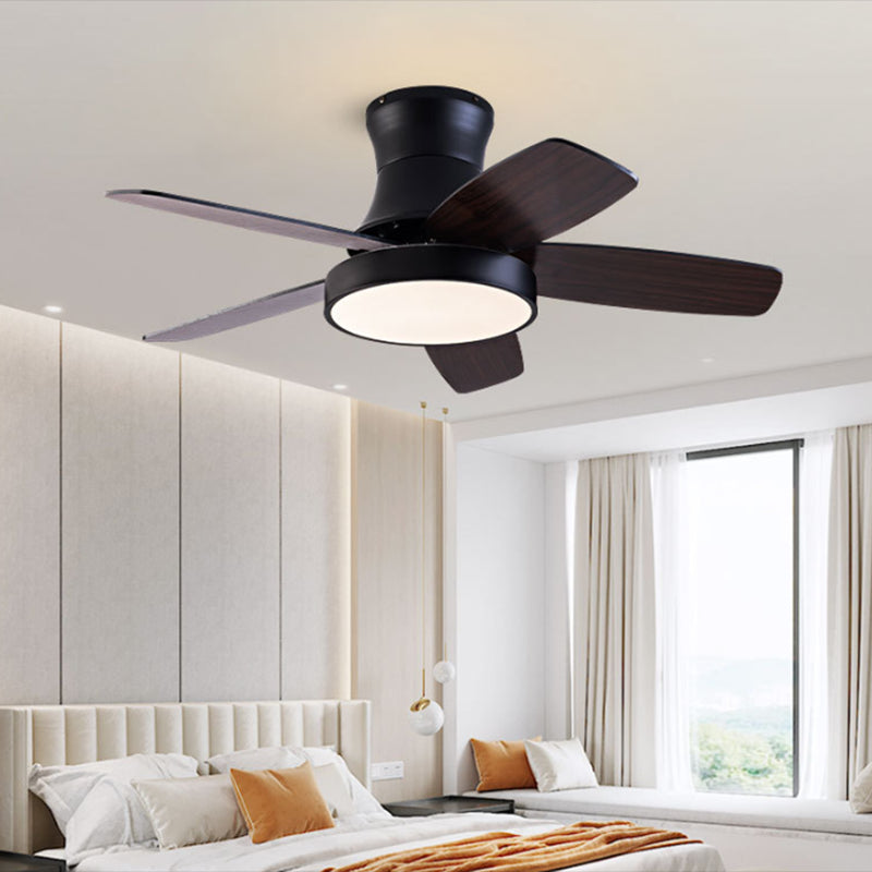 Colorful Ceiling Fan Light Fixture Modern LED Ceiling Lamp for Bedroom