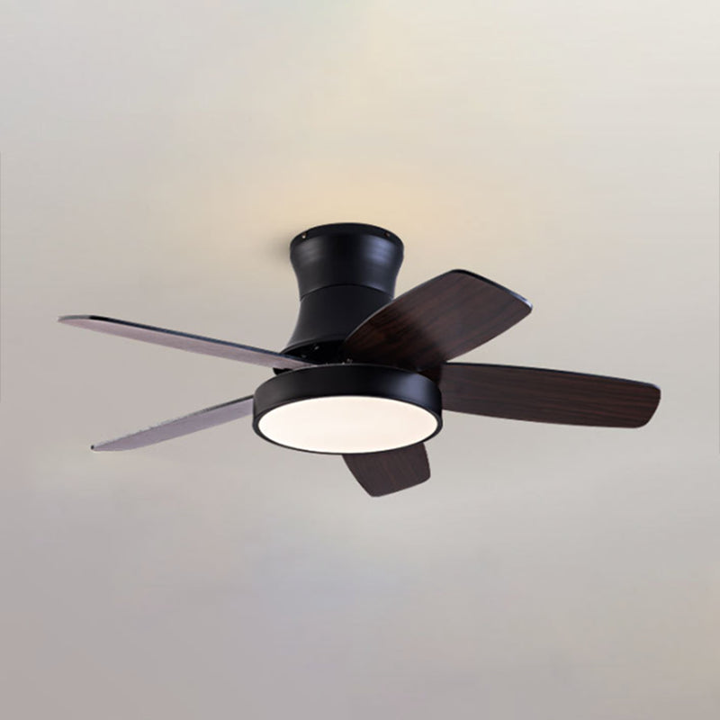 Colorful Ceiling Fan Light Fixture Modern LED Ceiling Lamp for Bedroom