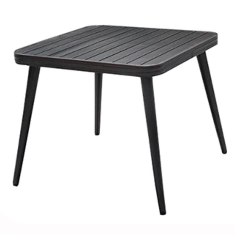 Modern Aluminium Waterproof Courtyard Table Geometric Outdoor Table