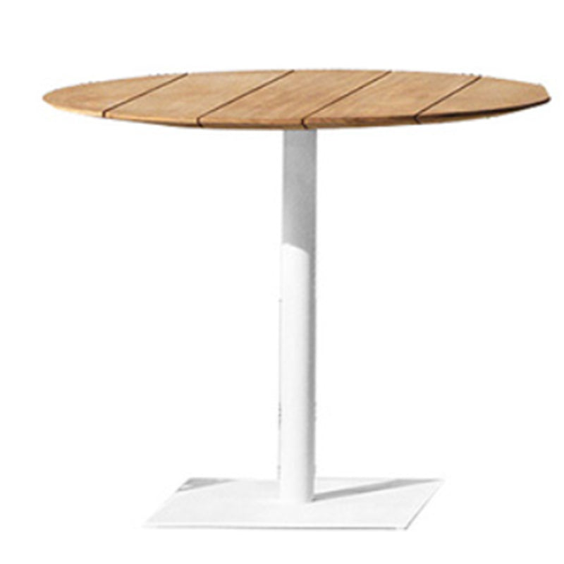 Modern Style Waterproof Courtyard Table Aluminium Outdoor Table