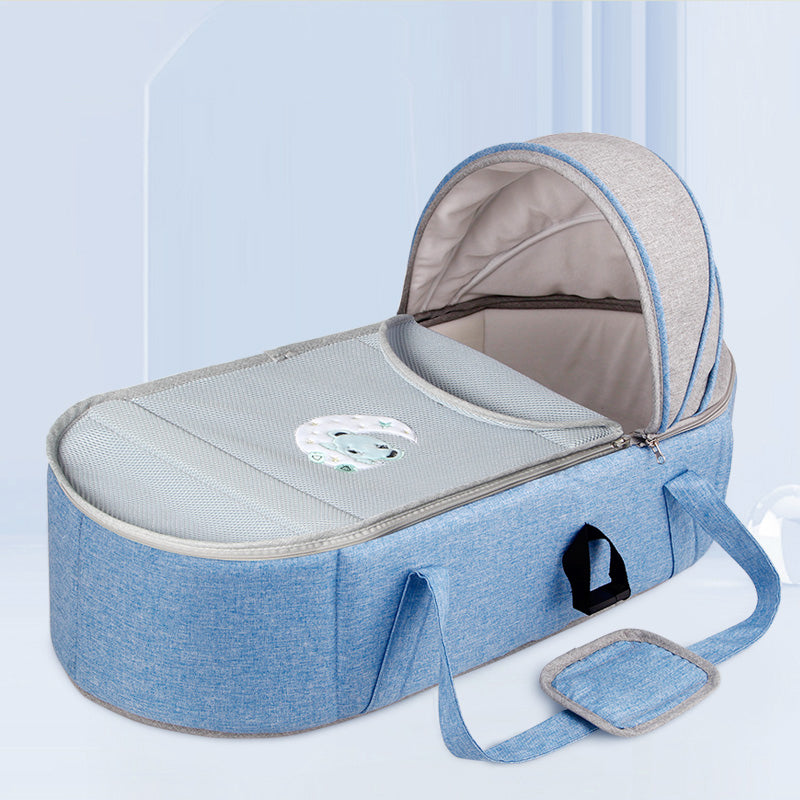 Contemporary Portable Moses Basket Oval Moses Basket for Baby Use