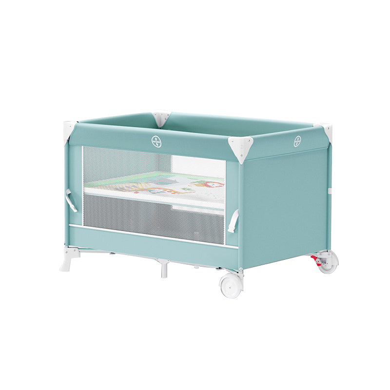 Contemporary Portable Bedside Bassinet Baby Rectangle Fabric Bassinet