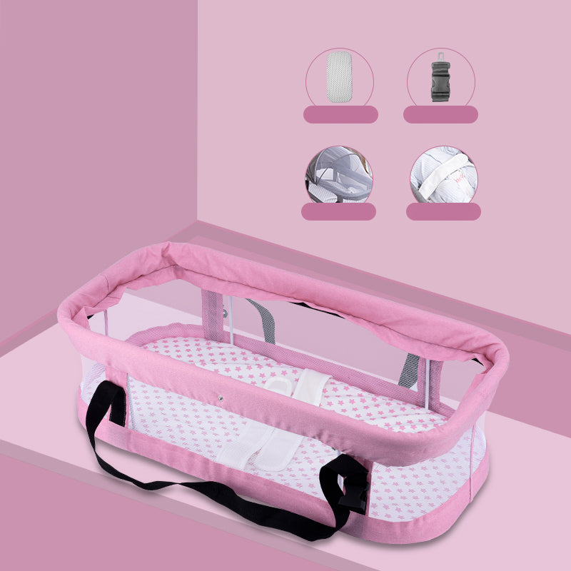 Modern Portable Moses Basket Rectangle Moses Basket for Baby Use