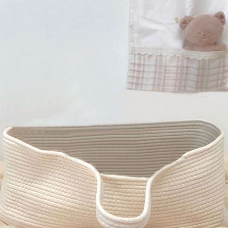 Modern Portable Moses Basket Oval Moses Basket for Toddler Use