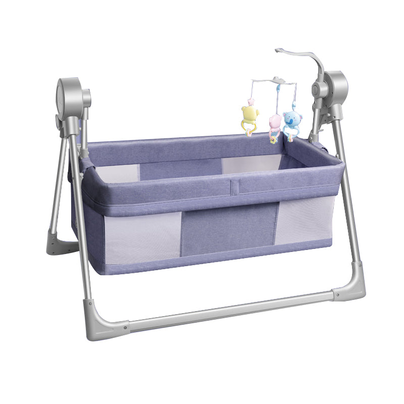 Electric Crib Cradle Rocking Rectangle Crib Cradle for Newborn and Baby