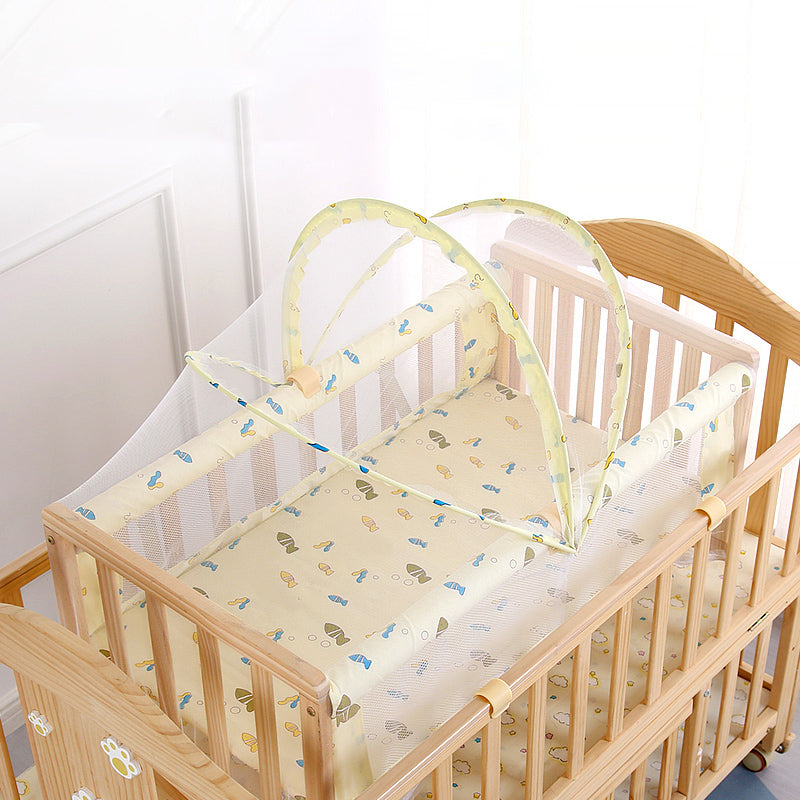 Solid Wood Rectangle Crib Cradle Gliding Crib Cradle for Baby