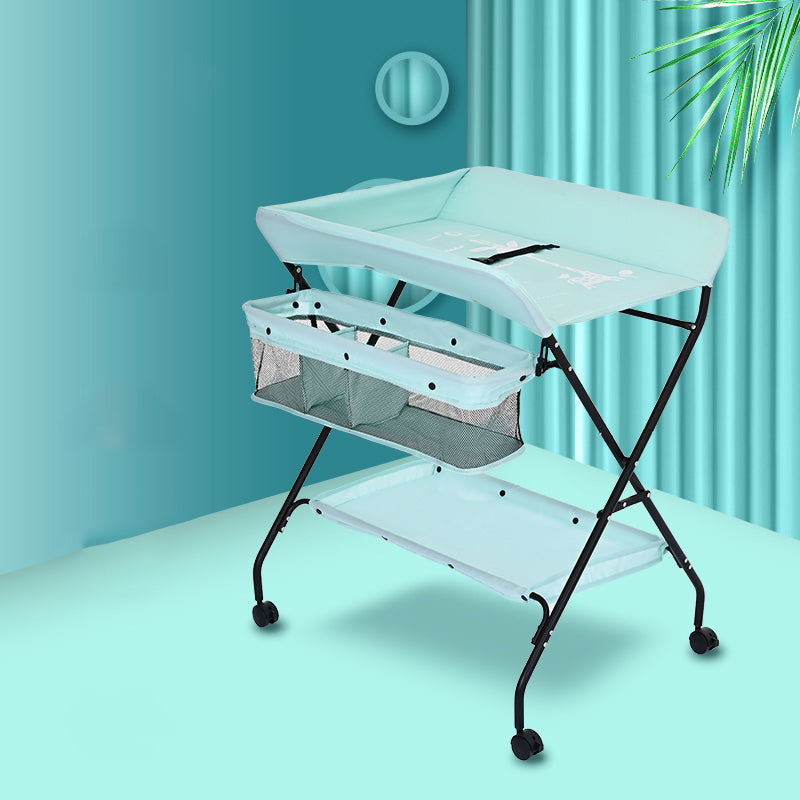 Modern Changing Table  Folding Baby Changing Table with Basket