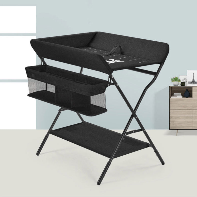 Modern Changing Table  Folding Baby Changing Table with Basket