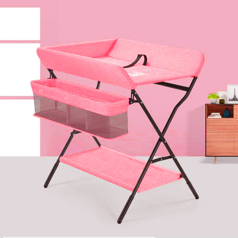 Modern Changing Table  Folding Baby Changing Table with Basket