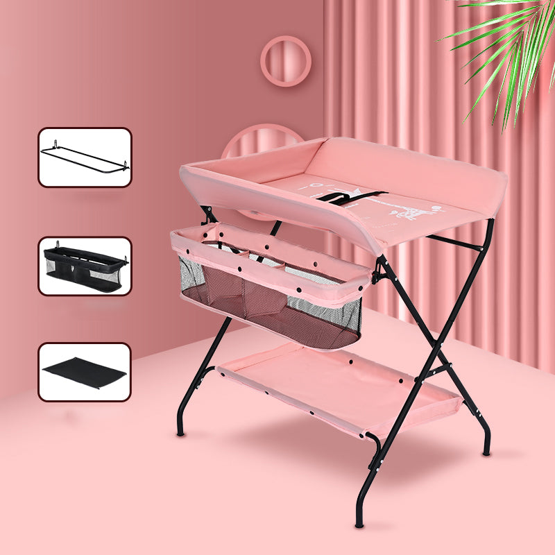 Modern Changing Table  Folding Baby Changing Table with Basket