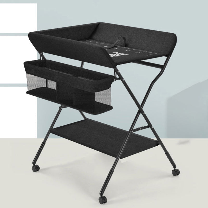 Modern Changing Table  Folding Baby Changing Table with Basket