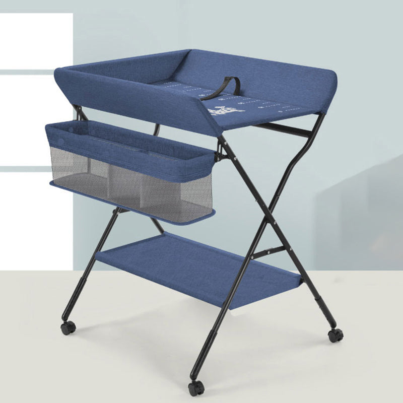 Modern Changing Table  Folding Baby Changing Table with Basket